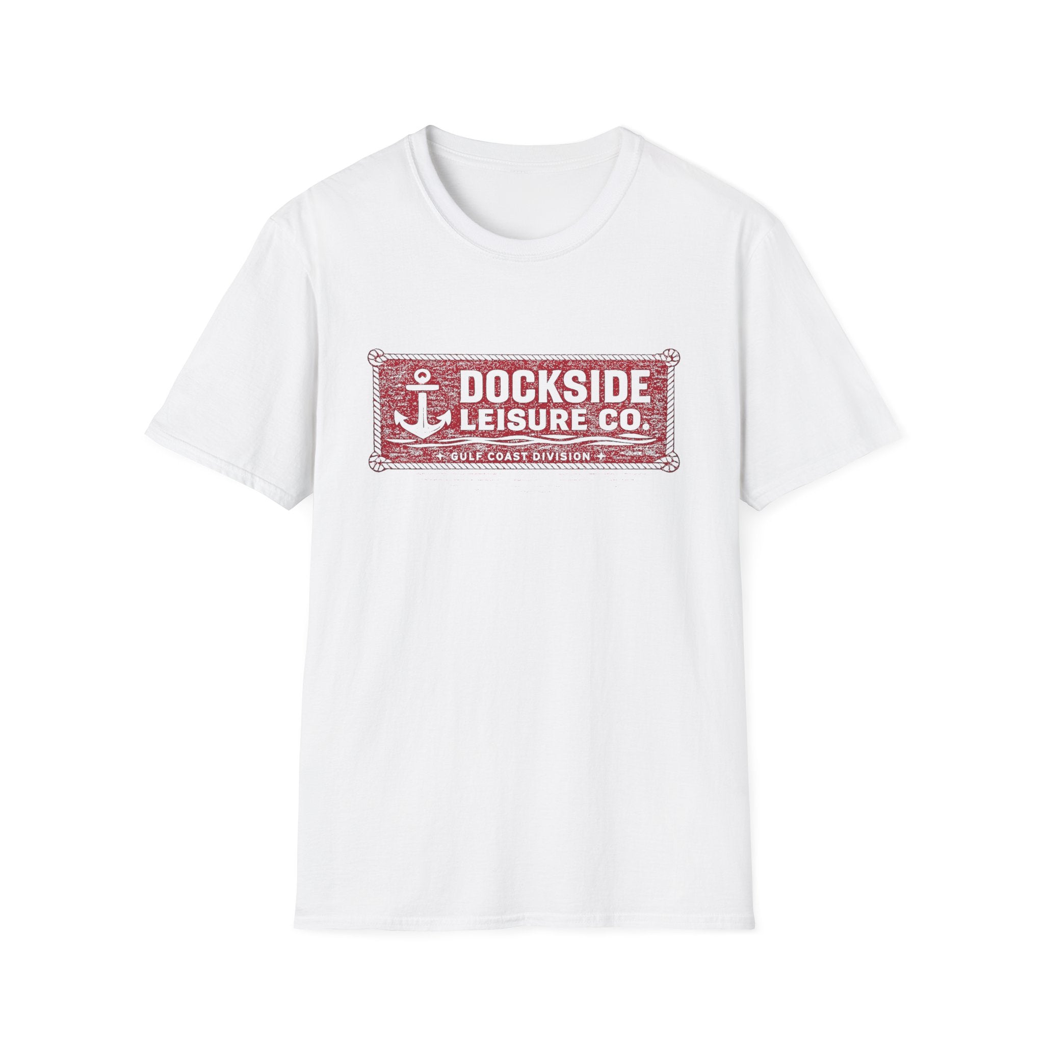 Dockside Leisure Company T-Shirt - Crimson