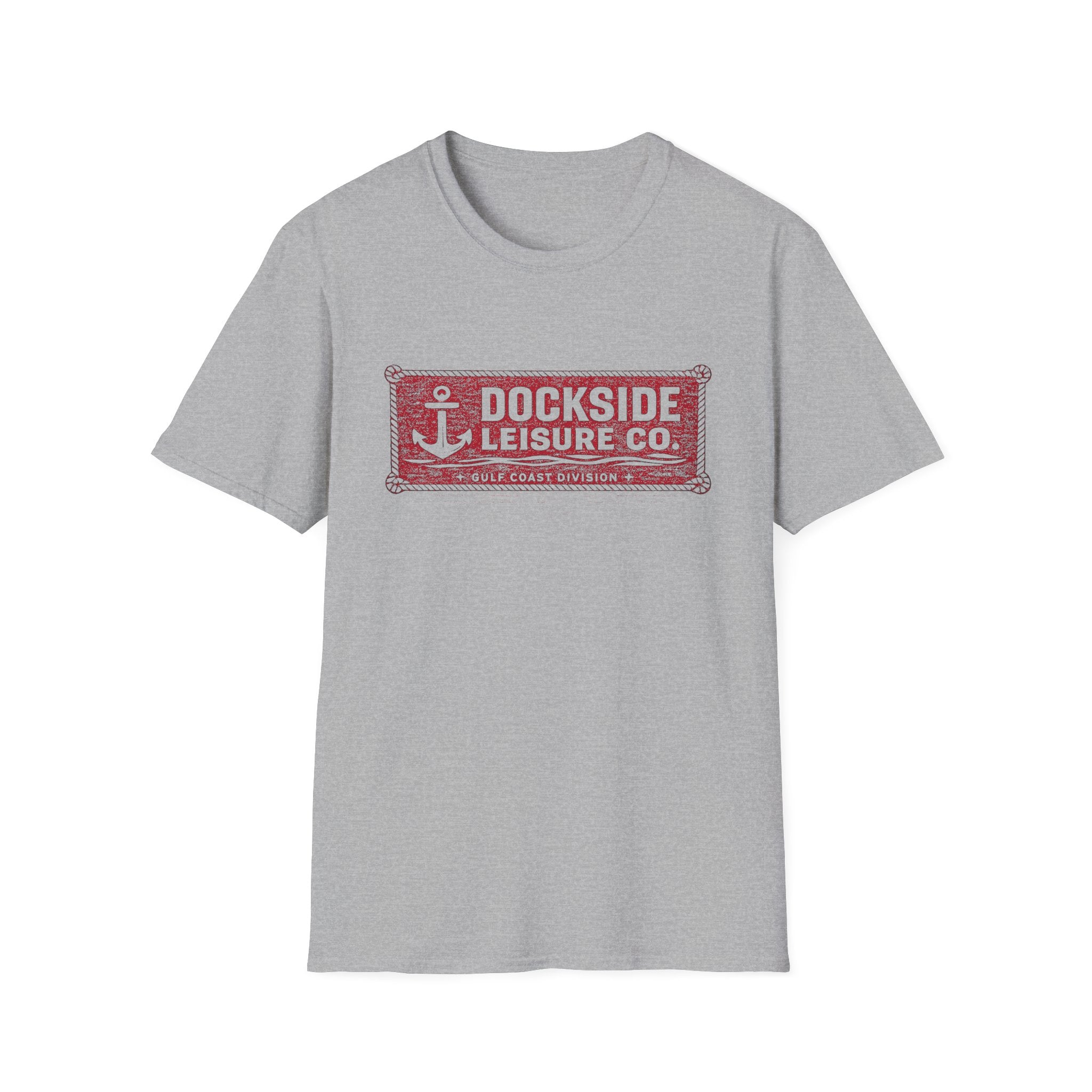 Dockside Leisure Company T-Shirt - Crimson
