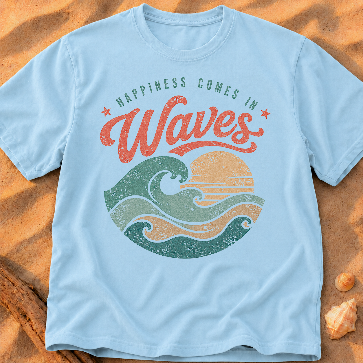 Happiness Comes In Waves - A