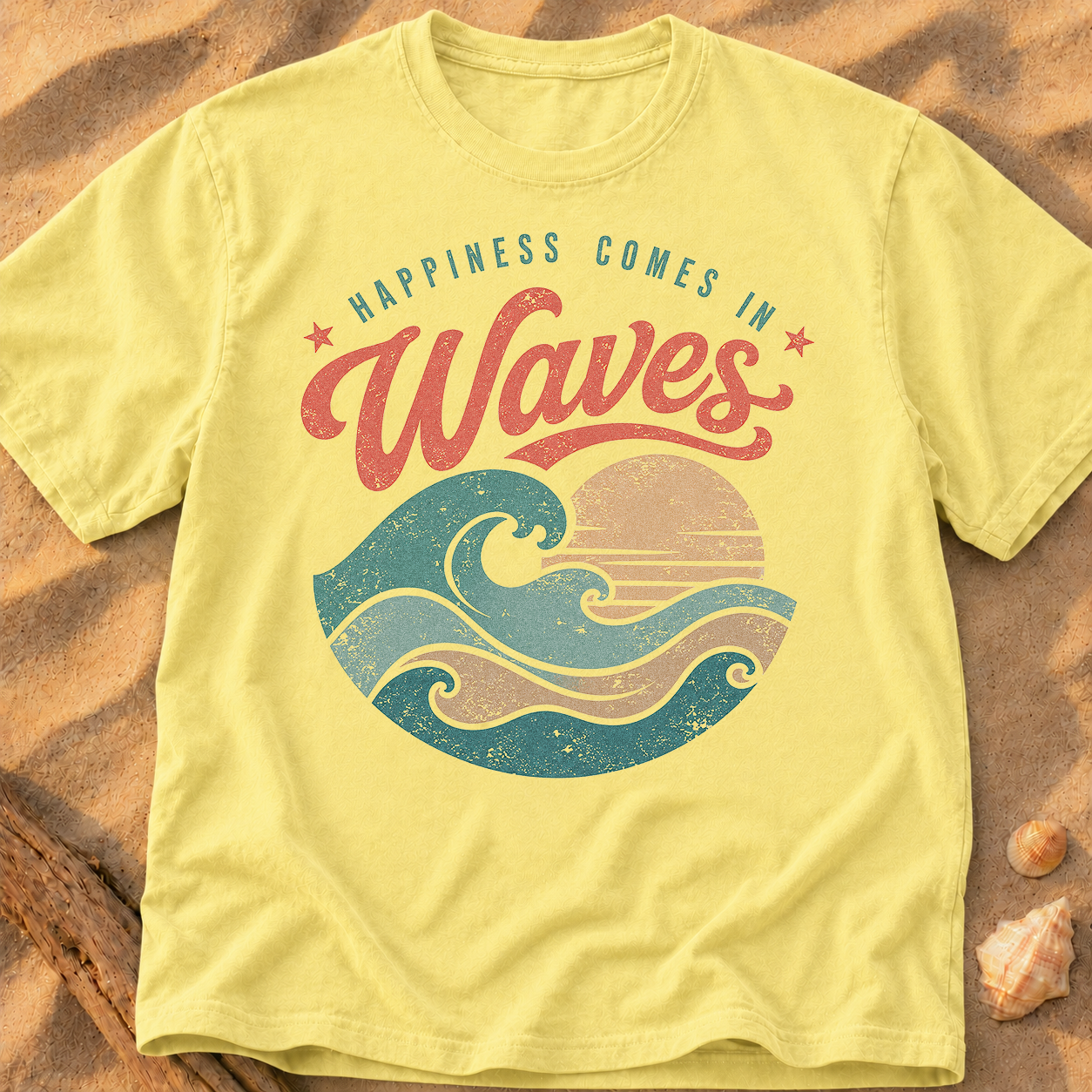 Happiness Comes In Waves - A
