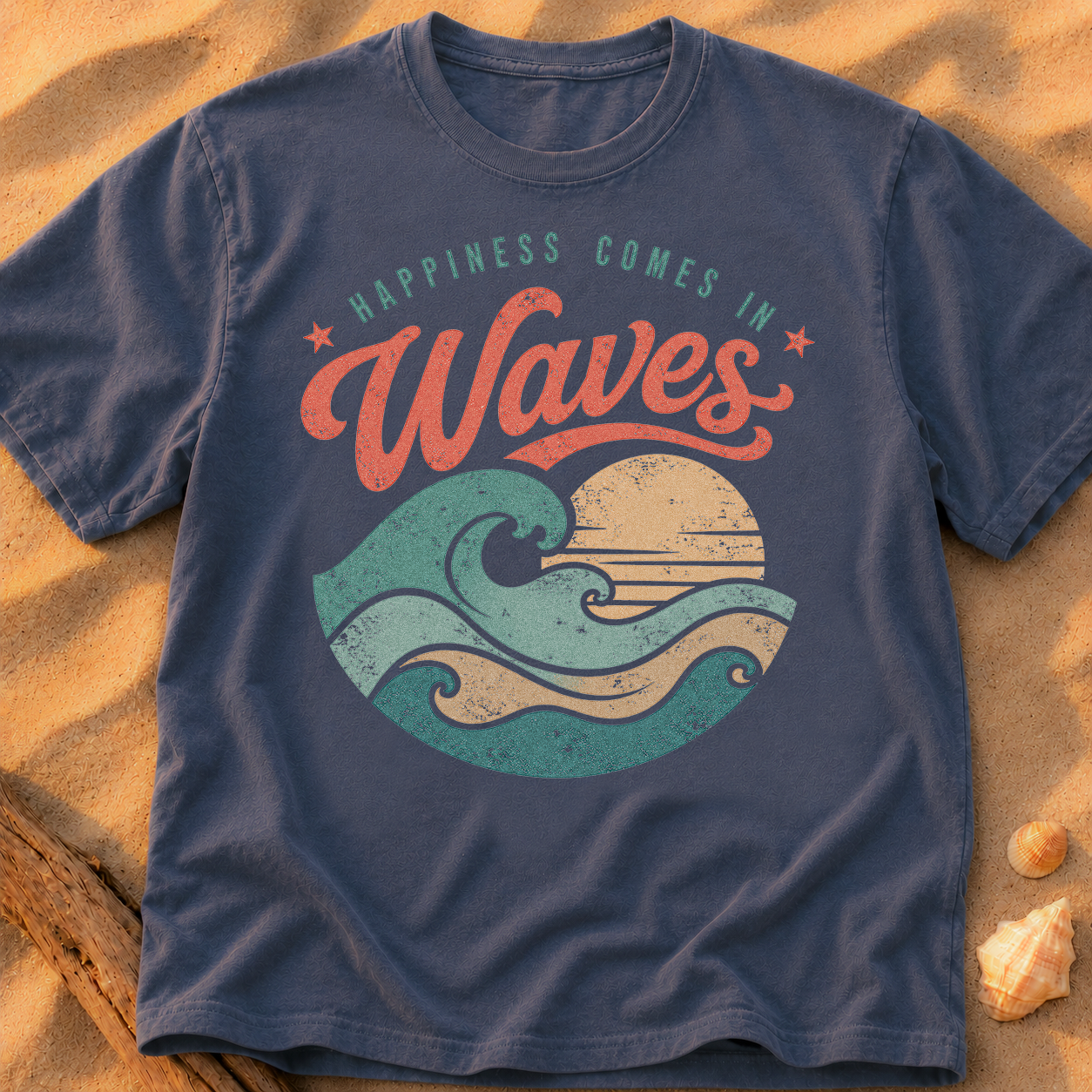 Happiness Comes In Waves - A