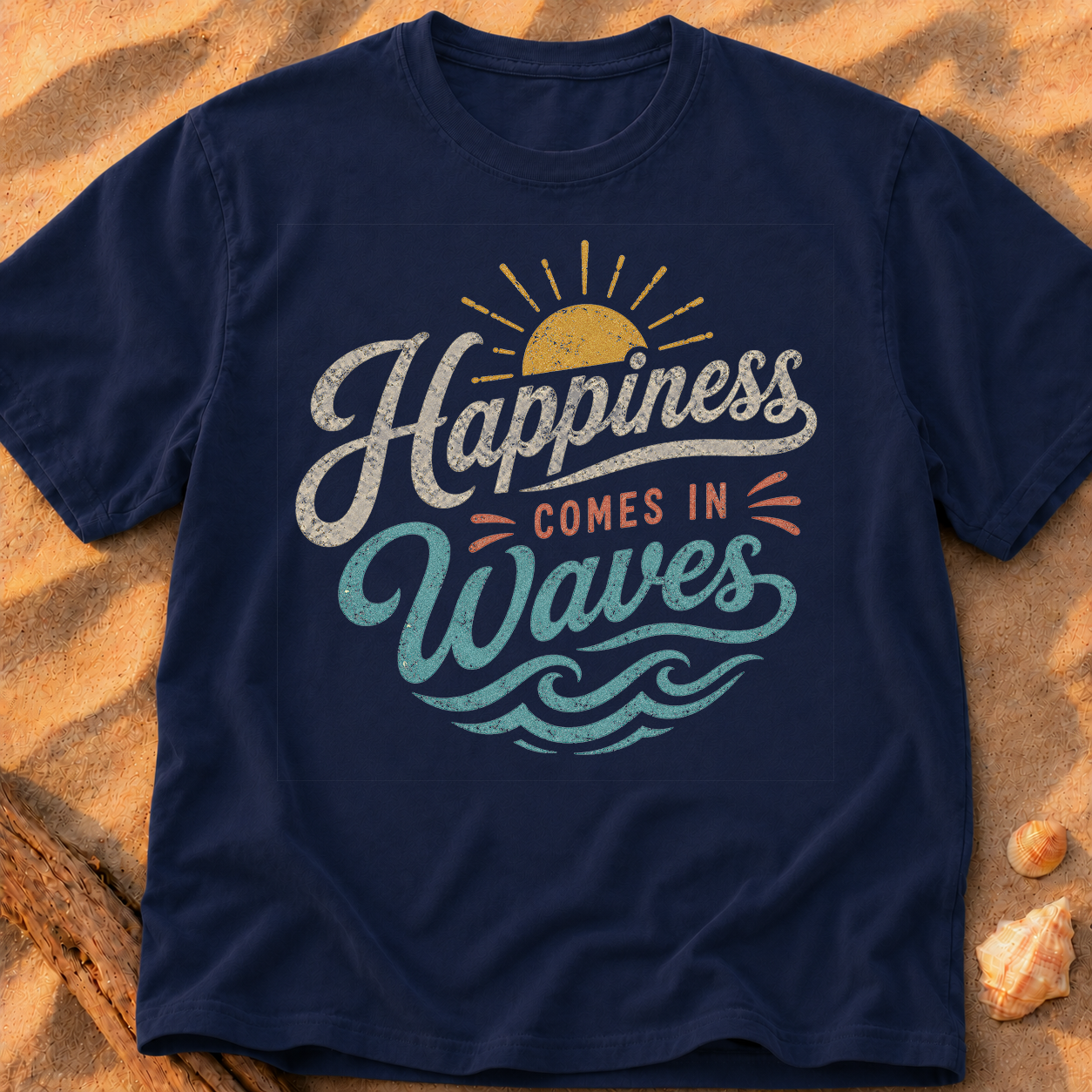 Happiness Comes In Waves - B