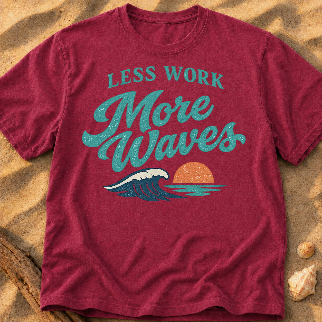 Less Work, More Waves