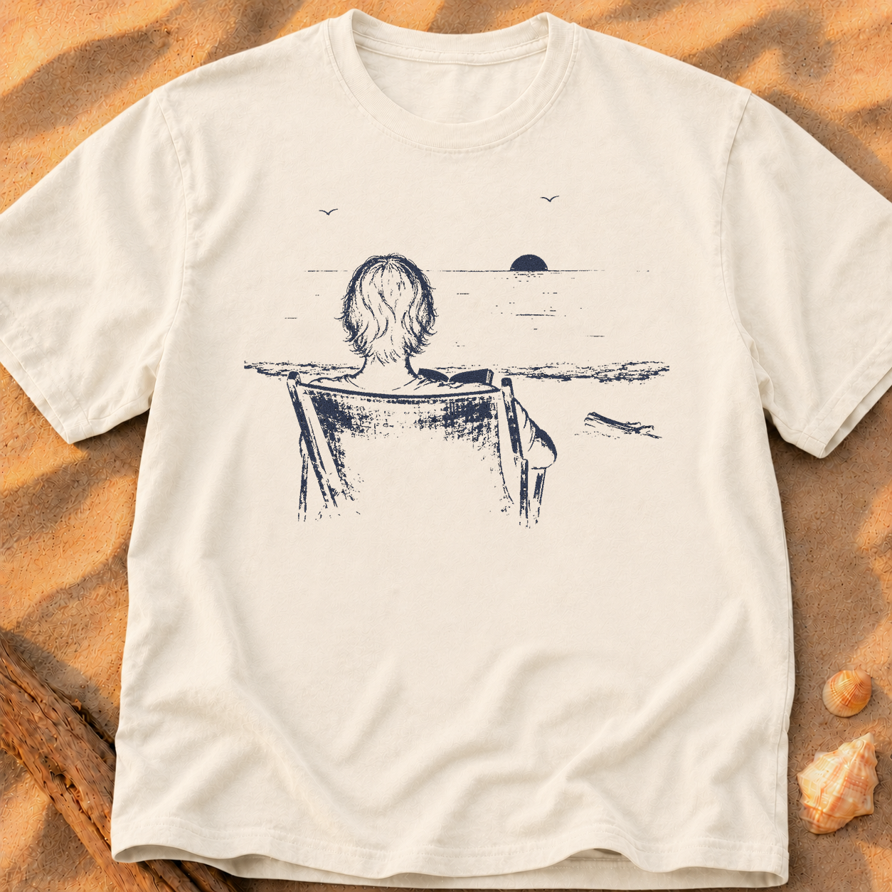 By the Shore (Navy)