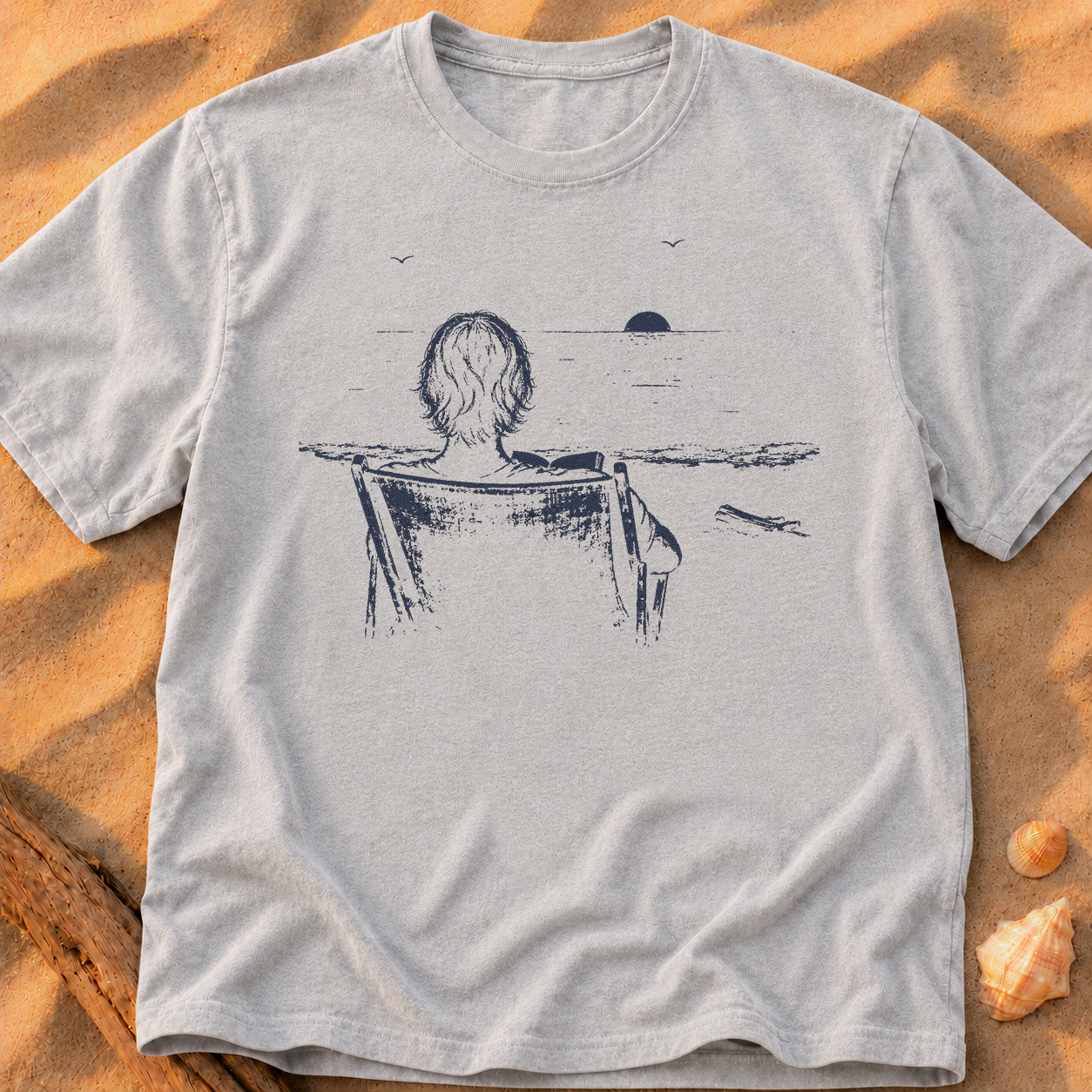 By the Shore (Navy)