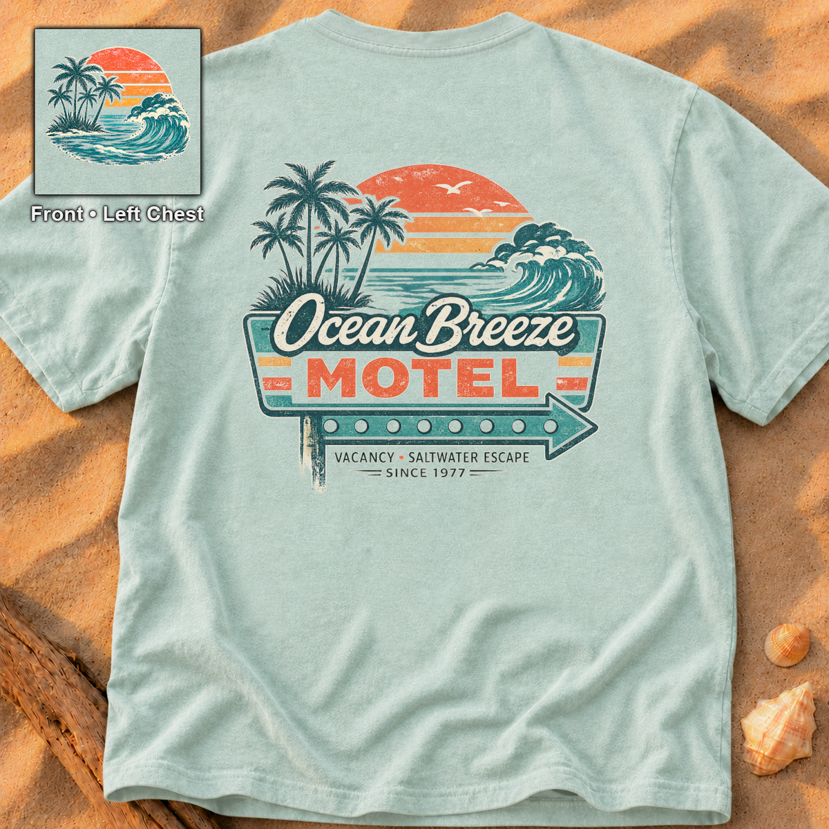 Ocean Breeze Motel (2-sided)