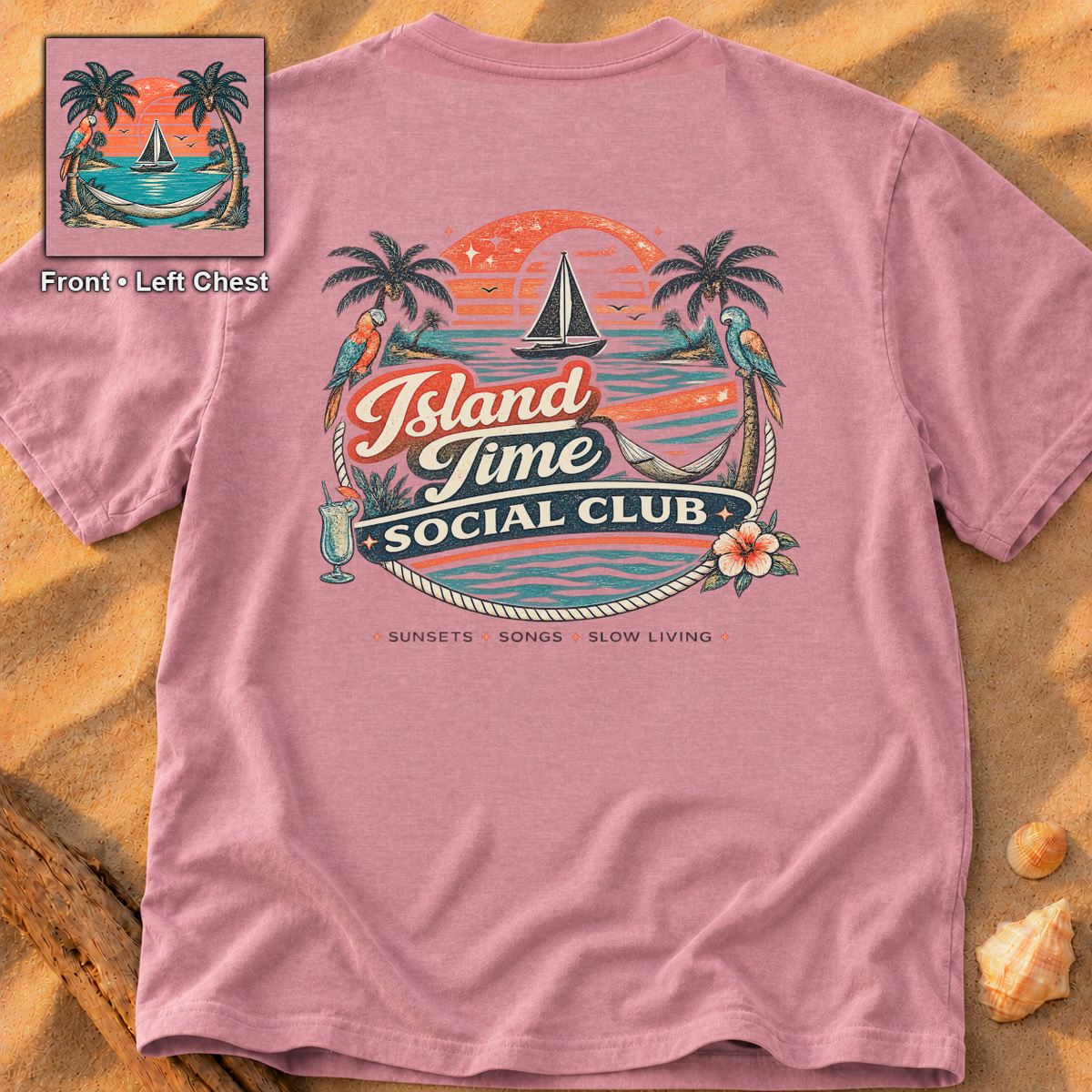 Island Time Club (2-sided)